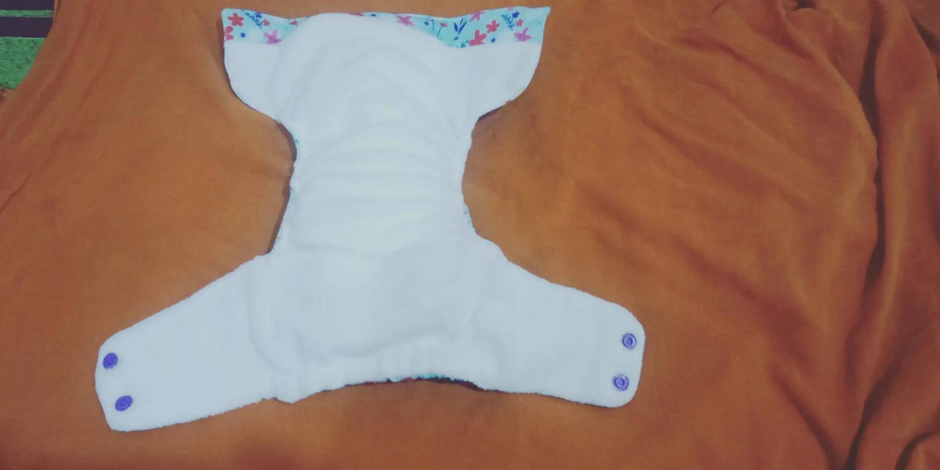 Adjustable Washable & Reusable Cloth Diaper With Absorbent Insert Pad (3M-3Y) | Oeko-Tex Certified - Rainbow, Floral Spring & Heart Doodles