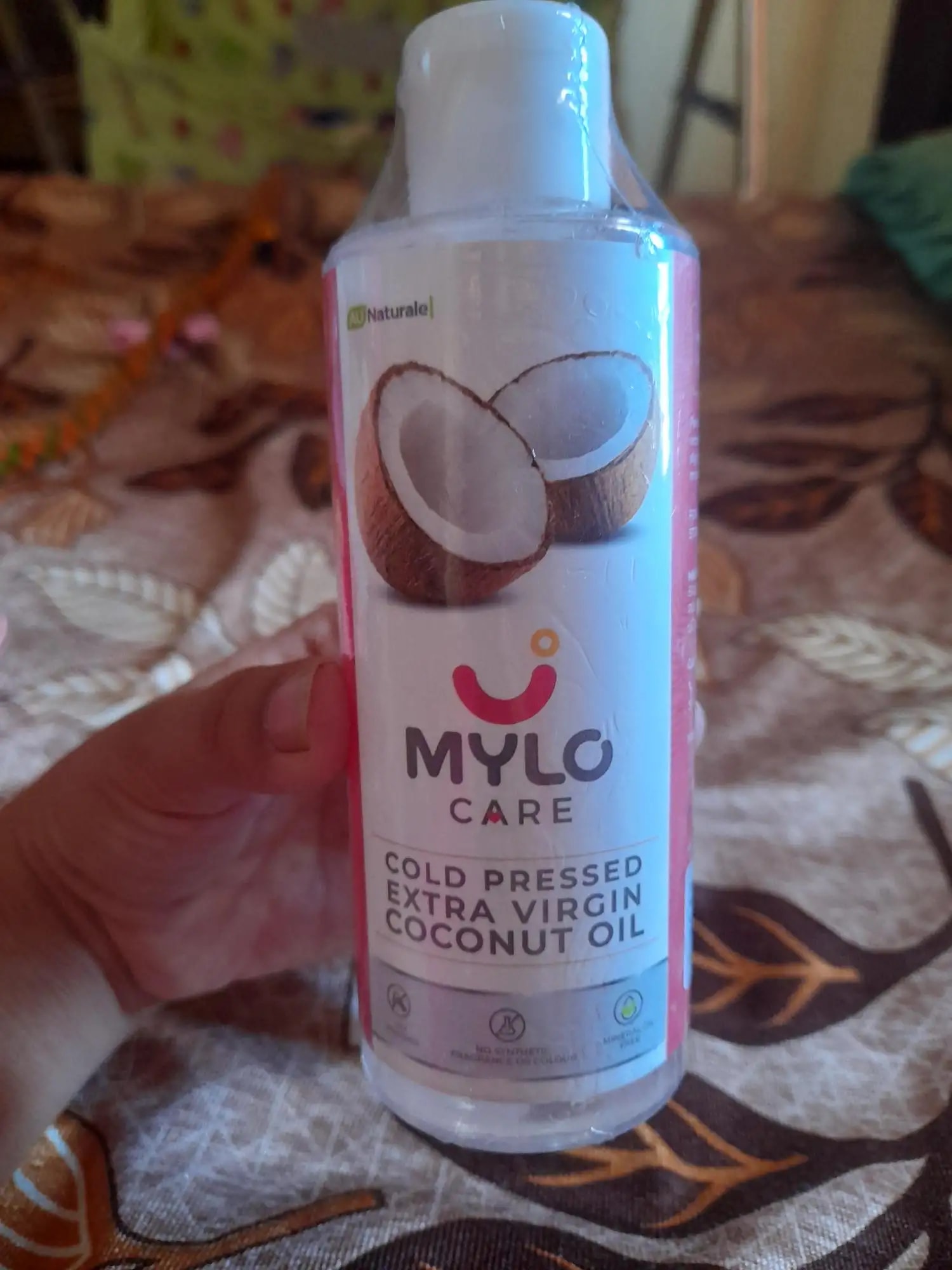 Cold Pressed Extra Virgin Coconut Oil for Skin & Hair - Nourishes Skin Deeply | Reduces Dandruff | Strengthens Hair | Soothes Baby's Rashes - 200 ml