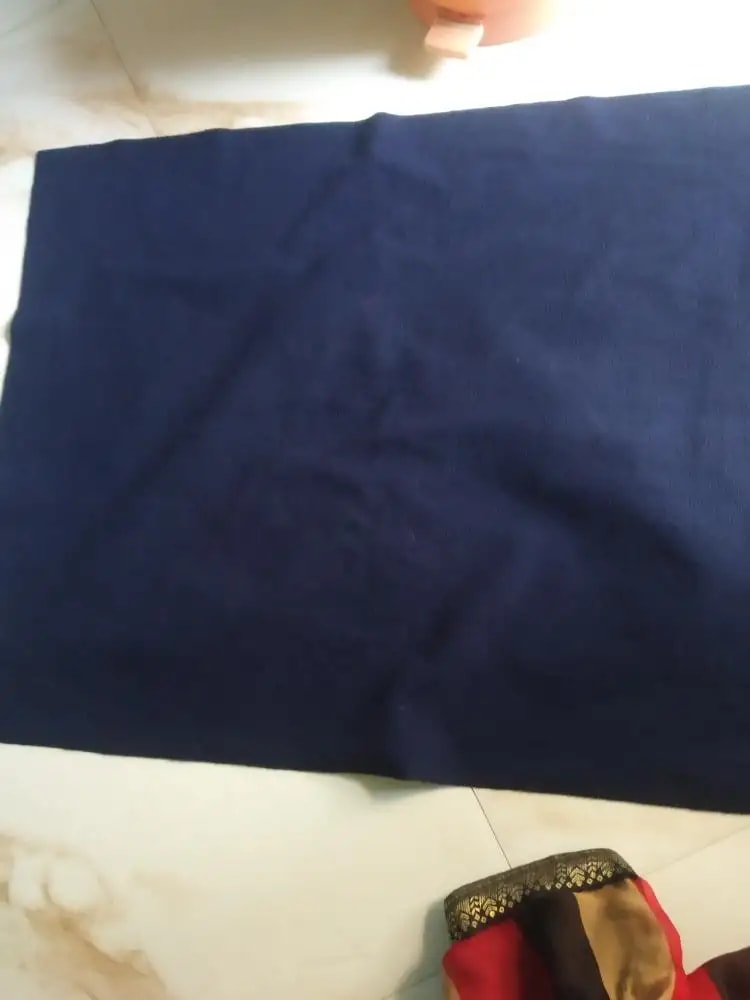 Waterproof Extra Absorbent Baby Dry Sheet & Bed Protector | Guards Against Spills, Stains & Nappy Leaks | Foldable & Portable - Navy Blue - M