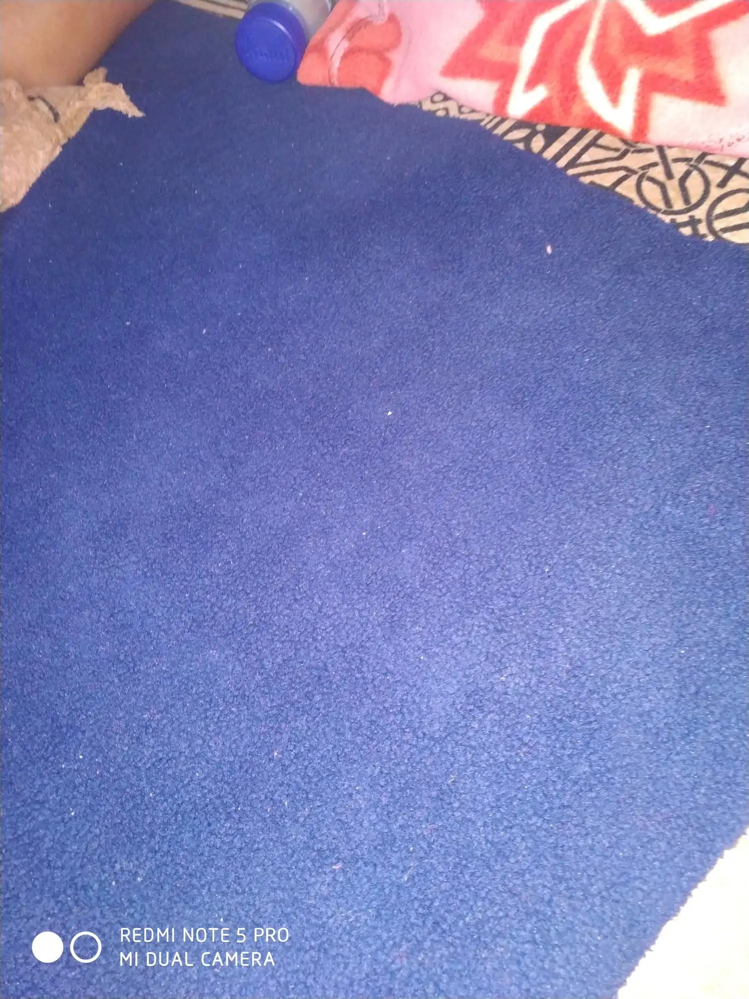Waterproof Extra Absorbent Baby Dry Sheet & Bed Protector | Guards Against Spills, Stains & Nappy Leaks | Foldable & Portable - Navy Blue - M