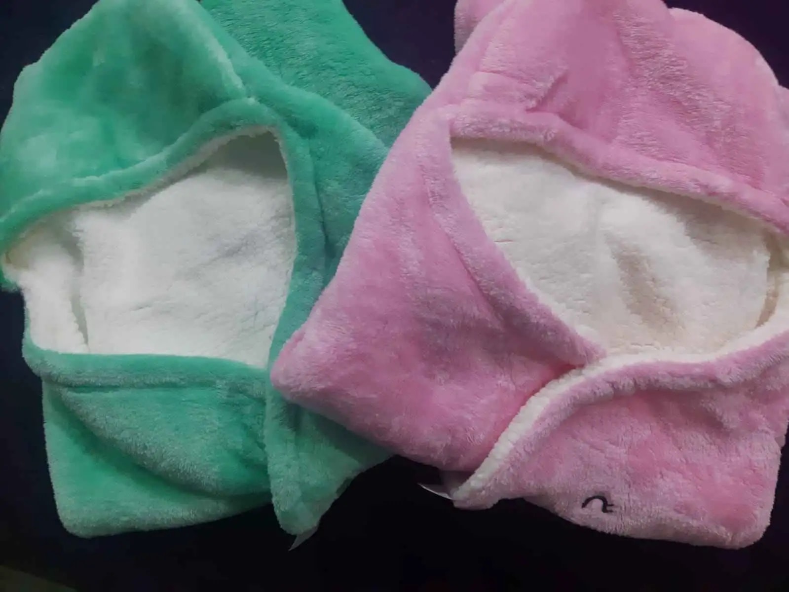 Baby Wrapper for New Born | Baby Swaddling Wrapper | 4-in-1 All Season AC Blanket cum Sleeping Bag for Baby 0-6 Months - Light Pink & Mint Green