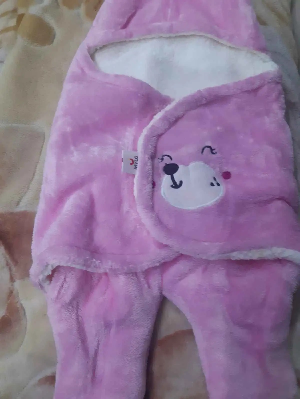 Baby Wrapper for New Born | Baby Swaddling Wrapper | 4-in-1 All Season AC Blanket cum Sleeping Bag for Baby 0-6 Months - Light Pink & Mint Green