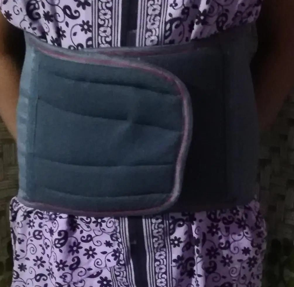 Post Pregnancy Belt After Delivery | Tightens Tummy | Improves Posture | Provides Back Support | Belly fat Loss Belt | Comfortable & Lightweight - M