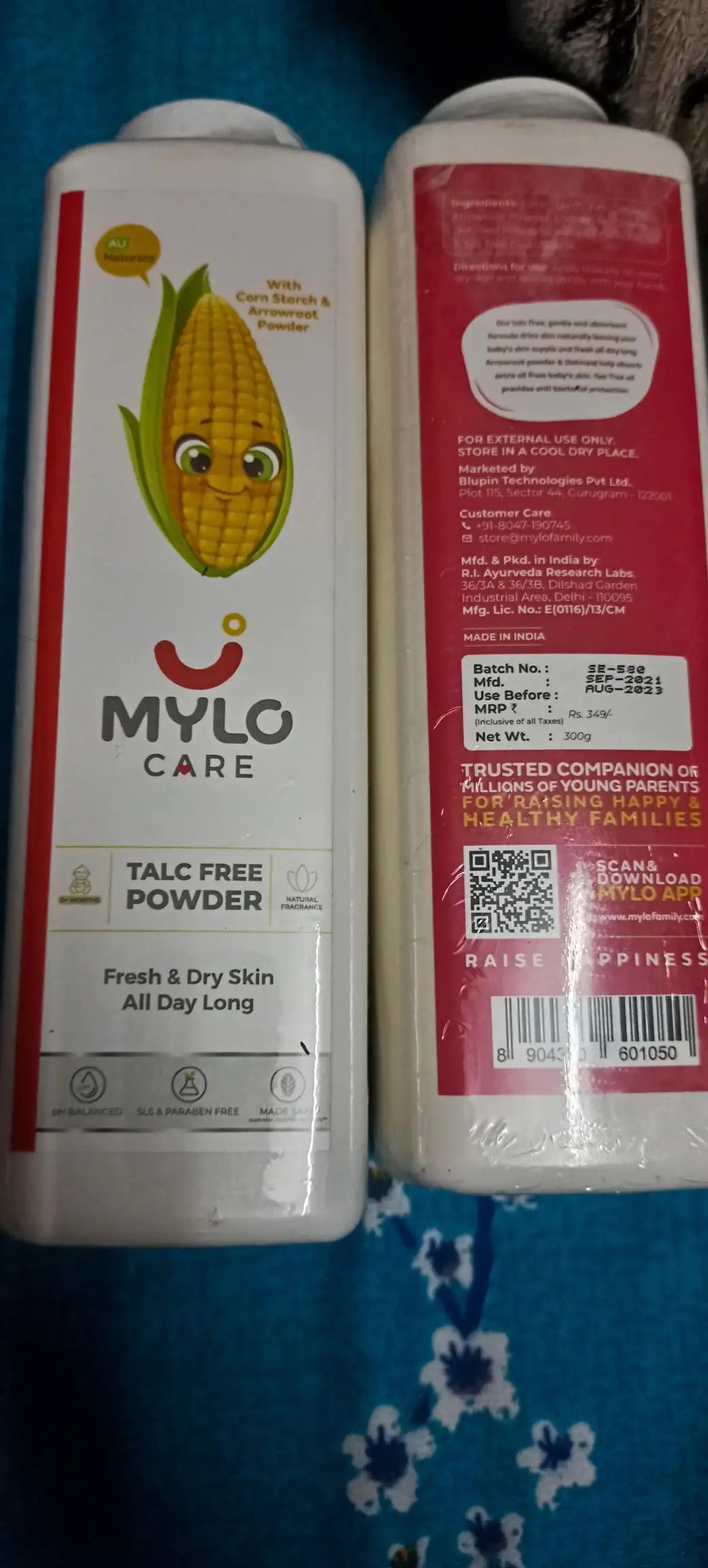 Baby Powder for Kids | Talc Free Powder |Made Safe Australia Certified | Absorbs Extra Oil | Relieves Itchiness | Softens Skin | Safe for all skin types - 400 gm