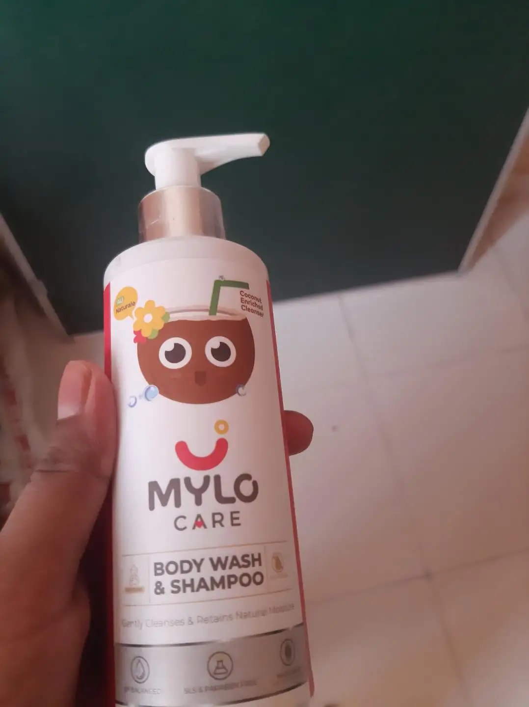 Baby Shampoo and Body Wash | Gentle Cleansing Head-to-Toe | Tear Free Formulation | Retains Natural Moisture | Dermatologically Tested | Made Safe Certified- 200 ml - Pack of 2