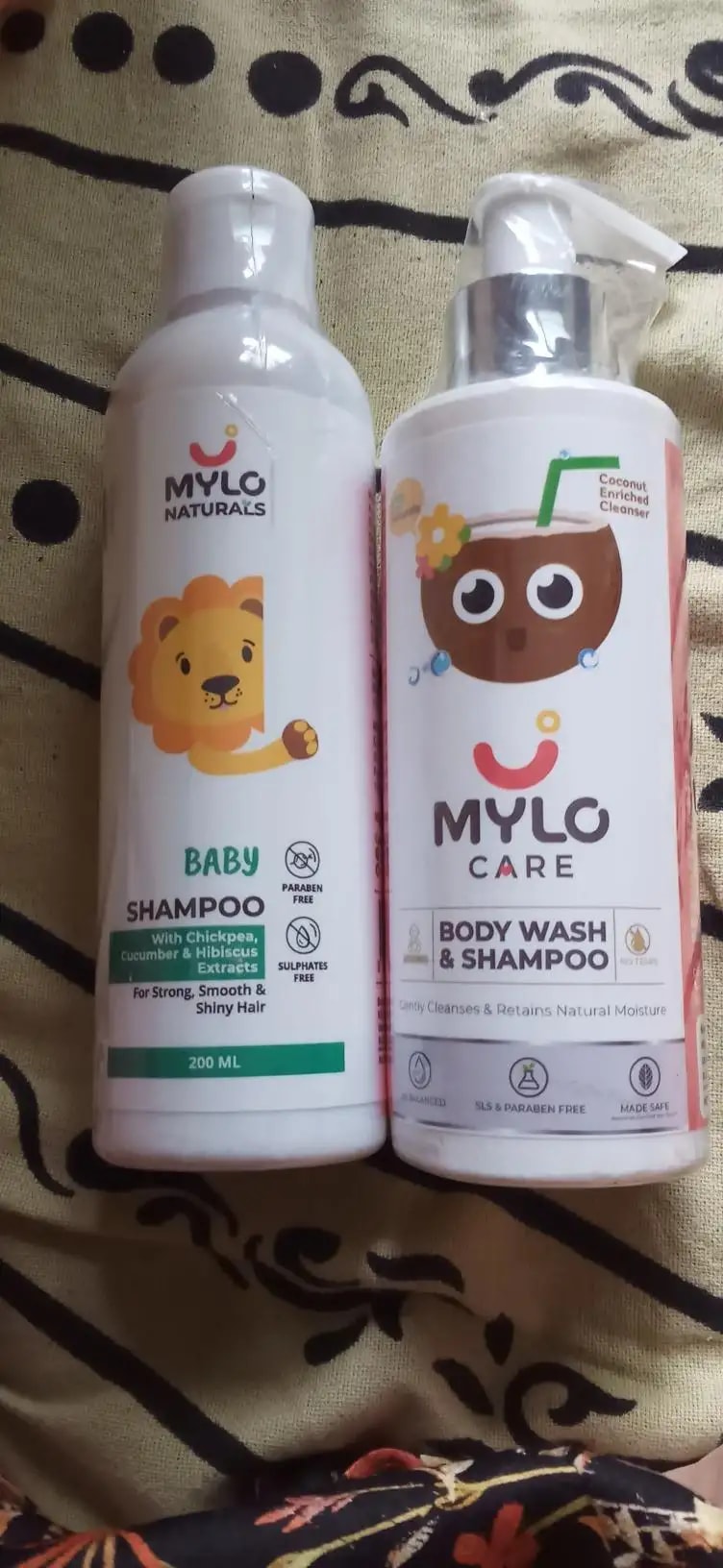 Baby Shampoo and Body Wash | Gentle Cleansing Head-to-Toe | Tear Free Formulation | Retains Natural Moisture | Dermatologically Tested | Made Safe Certified- 200 ml - Pack of 2