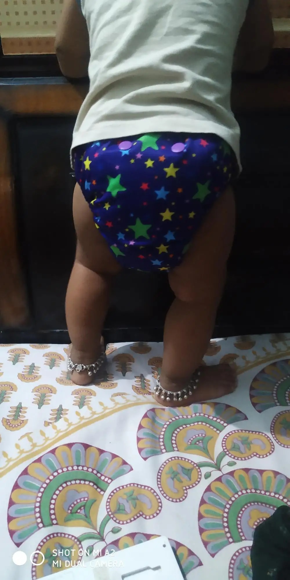 Adjustable Washable & Reusable Cloth Diaper With Absorbent Insert Pad (3M-3Y) | Oeko-Tex Certified - Rainbow, Floral Spring & Heart Doodles