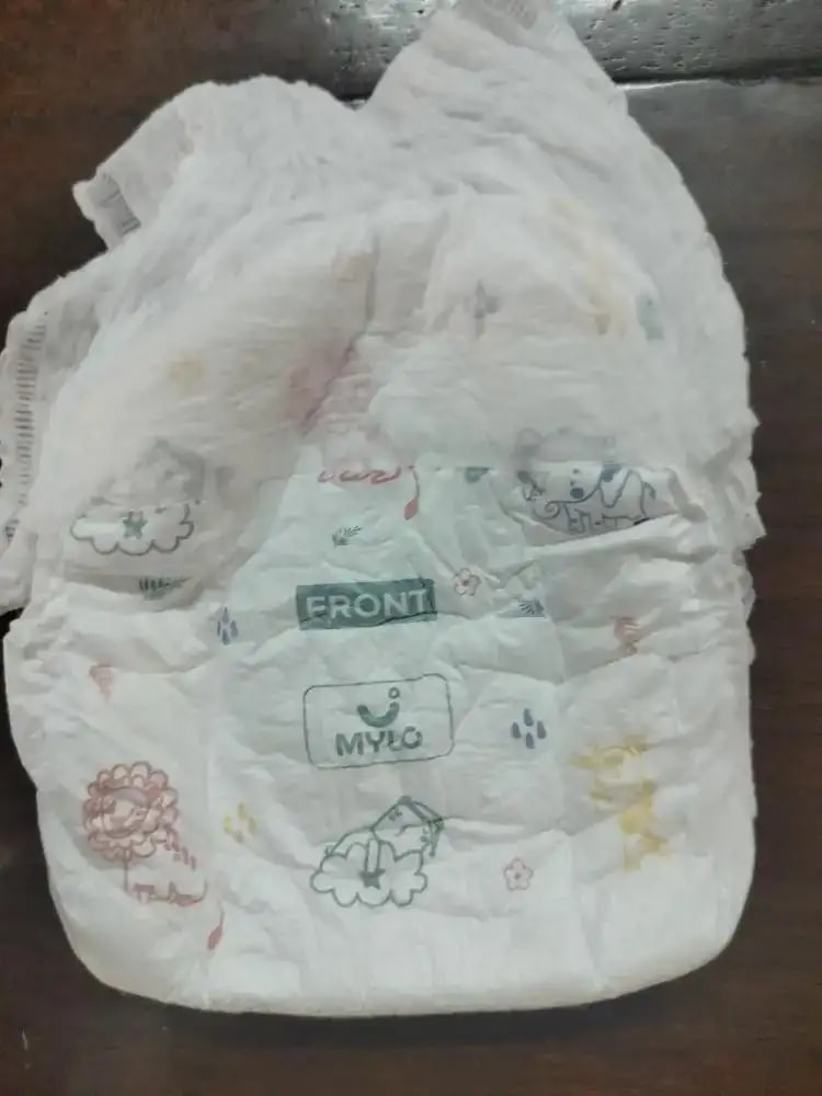 Mylo Baby New Born Diaper Pants | Up to 5Kgs | with Wetness Indicator | 92 Count