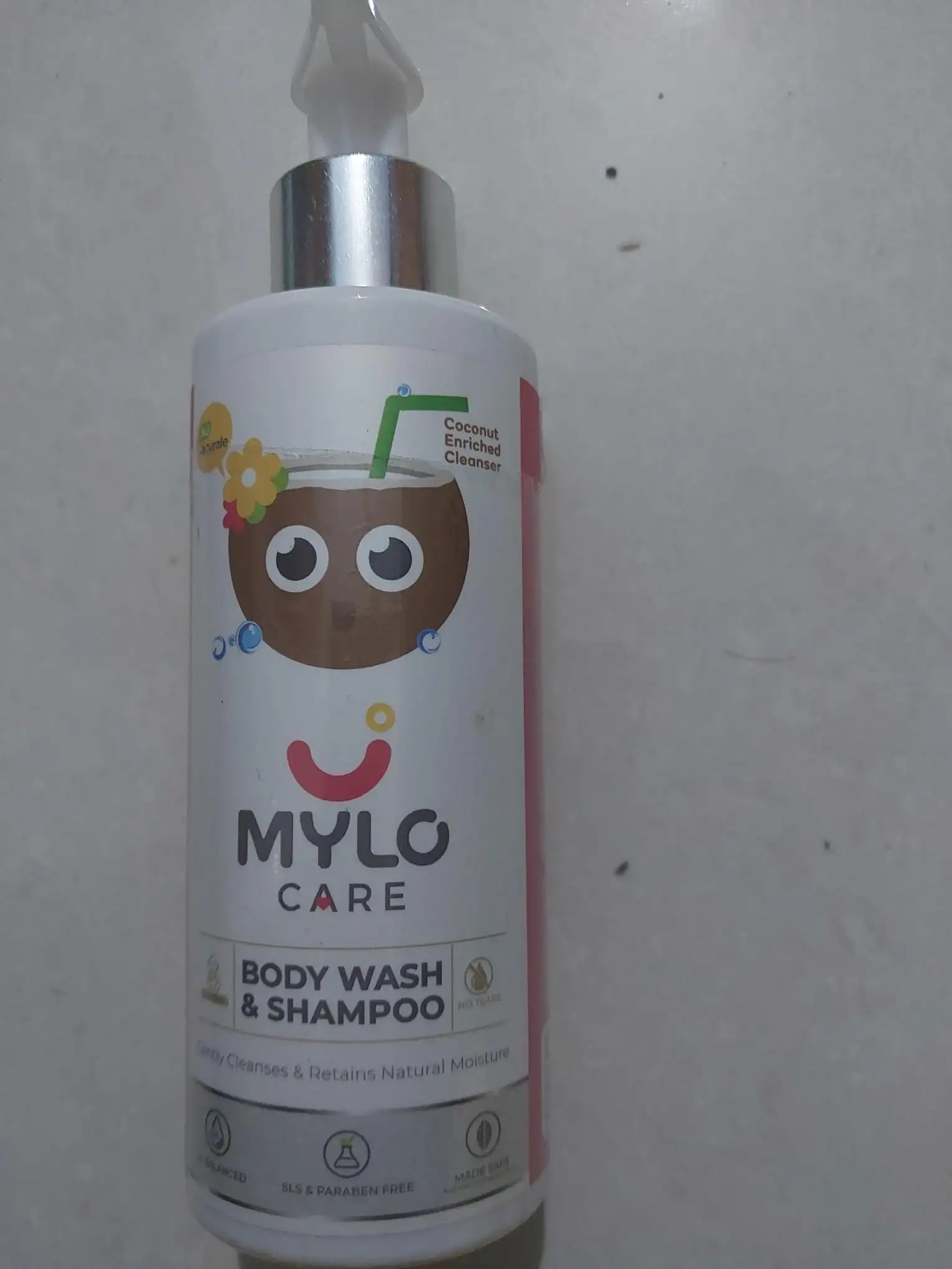 Baby Shampoo and Body Wash | Gentle Cleansing Head-to-Toe | Tear Free Formulation | Retains Natural Moisture | Dermatologically Tested | Made Safe Certified- 200 ml - Pack of 2