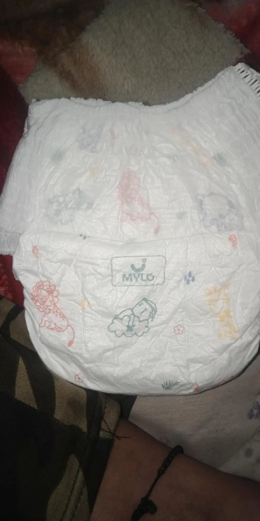 Mylo Baby New Born Diaper Pants | Up to 5Kgs | with Wetness Indicator | 92 Count
