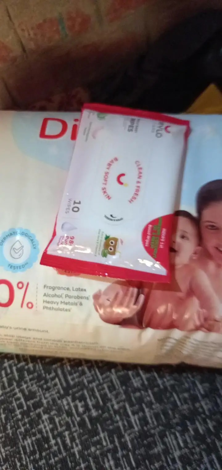 Mylo Baby New Born Diaper Pants | Up to 5Kgs | with Wetness Indicator | 92 Count