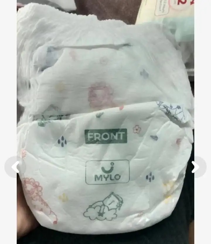 Mylo Baby New Born Diaper Pants | Up to 5Kgs | with Wetness Indicator | 92 Count