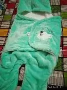 Baby Wrapper for New Born | Baby Swaddling Wrapper | 4-in-1 All Season AC Blanket cum Sleeping Bag for Baby 0-6 Months - Light Pink & Mint Green