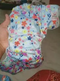 Adjustable Washable & Reusable Cloth Diaper With Absorbent Insert Pad (3M-3Y) | Oeko-Tex Certified - Rainbow, Floral Spring & Heart Doodles