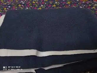 Waterproof Extra Absorbent Baby Dry Sheet & Bed Protector | Guards Against Spills, Stains & Nappy Leaks | Foldable & Portable - Navy Blue - M