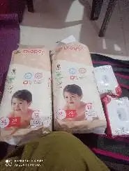 Monthly Diapering Super Saver Combo - Baby Diaper Pants Small (S) - (84 count) + Baby Wipes (Pack of 2)