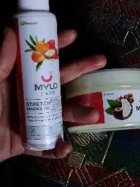Stretch Marks Kit - Removes Scars | Made with Natural Ingredients | Tightens Skin - (1 Stretch Mark Oil - 100 ml, 2 Stretch Marks Cream - 100ml each)