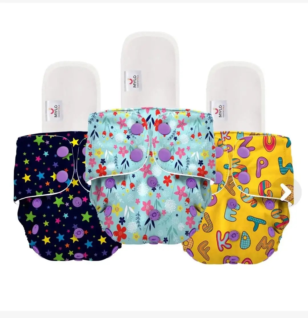 Mylo Baby New Born Diaper Pants | Up to 5Kgs | with Wetness Indicator | 92 Count