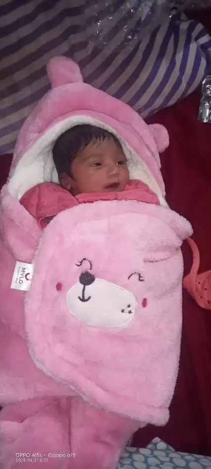 Baby Wrapper for New Born | Baby Swaddling Wrapper | 4-in-1 All Season AC Blanket cum Sleeping Bag for Baby 0-6 Months - Light Pink & Mint Green