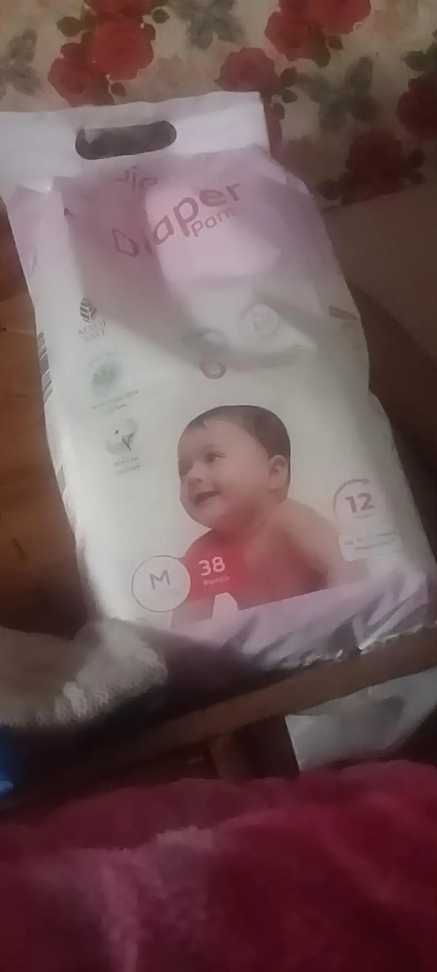 Mylo Baby New Born Diaper Pants | Up to 5Kgs | with Wetness Indicator | 92 Count