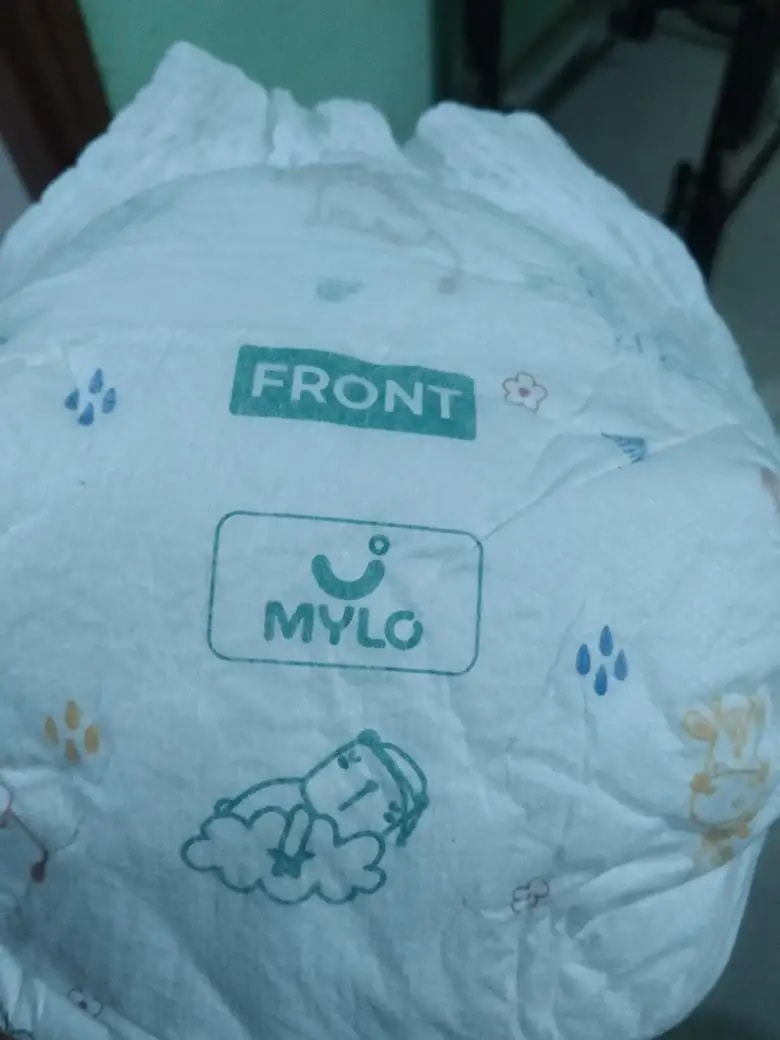 Mylo Baby New Born Diaper Pants | Up to 5Kgs | with Wetness Indicator | 92 Count