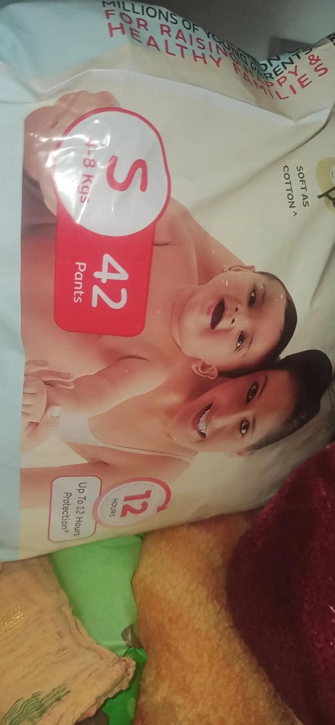 Mylo Baby New Born Diaper Pants | Up to 5Kgs | with Wetness Indicator | 92 Count