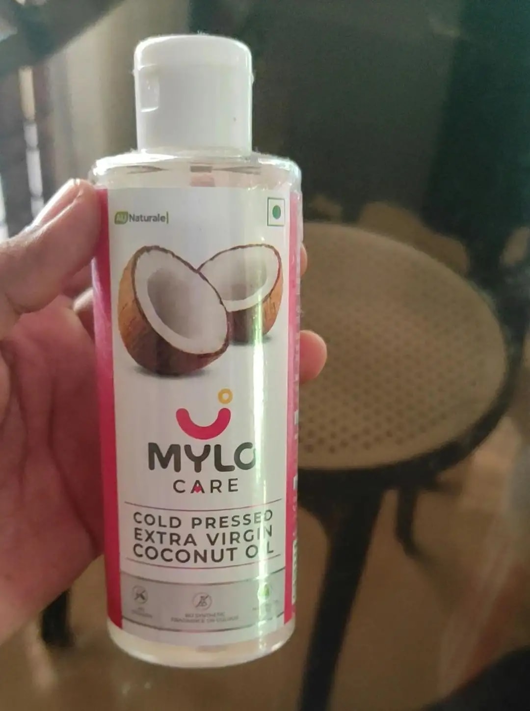 Cold Pressed Extra Virgin Coconut Oil for Skin & Hair - Nourishes Skin Deeply | Reduces Dandruff | Strengthens Hair | Soothes Baby's Rashes - 200 ml
