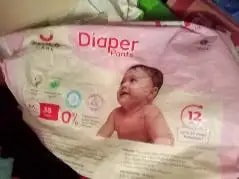 Mylo Baby New Born Diaper Pants | Up to 5Kgs | with Wetness Indicator | 92 Count