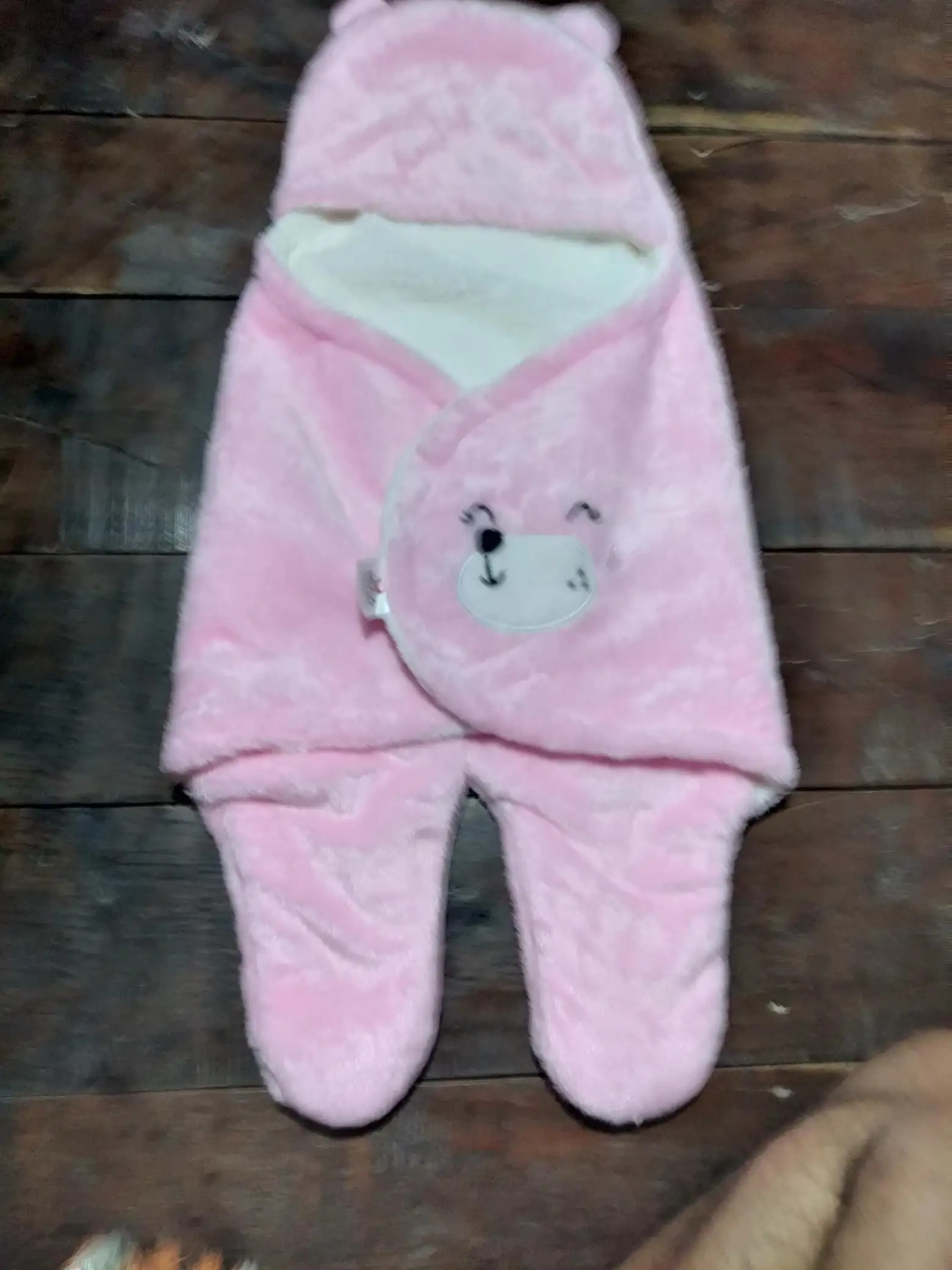 Baby Wrapper for New Born | Baby Swaddling Wrapper | 4-in-1 All Season AC Blanket cum Sleeping Bag for Baby 0-6 Months - Light Pink & Mint Green