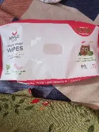 Gentle Baby Wipes With Lid - Organic Coconut Oil, Neem, Aloe Vera and Vitamin E | 98% Pure Water | Dermatologically Tested (Pack of 6) - 72 Wipes Per Pack