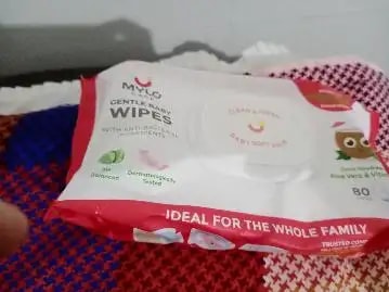 Gentle Baby Wipes With Lid - Organic Coconut Oil, Neem, Aloe Vera and Vitamin E | 98% Pure Water | Dermatologically Tested (Pack of 6) - 72 Wipes Per Pack