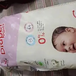 Mylo Baby New Born Diaper Pants | Up to 5Kgs | with Wetness Indicator | 92 Count