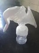 Manual Breast Pump For Feeding Mothers | Anti Colic & BPA Free | Compact & Lightweight | Easy to hold | Easy to Clean | With Bottle (150 ml)