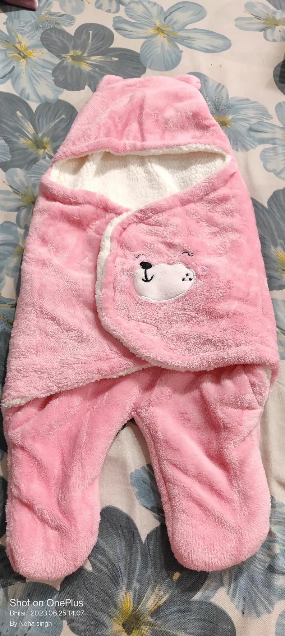 Baby Wrapper for New Born | Baby Swaddling Wrapper | 4-in-1 All Season AC Blanket cum Sleeping Bag for Baby 0-6 Months - Light Pink & Mint Green