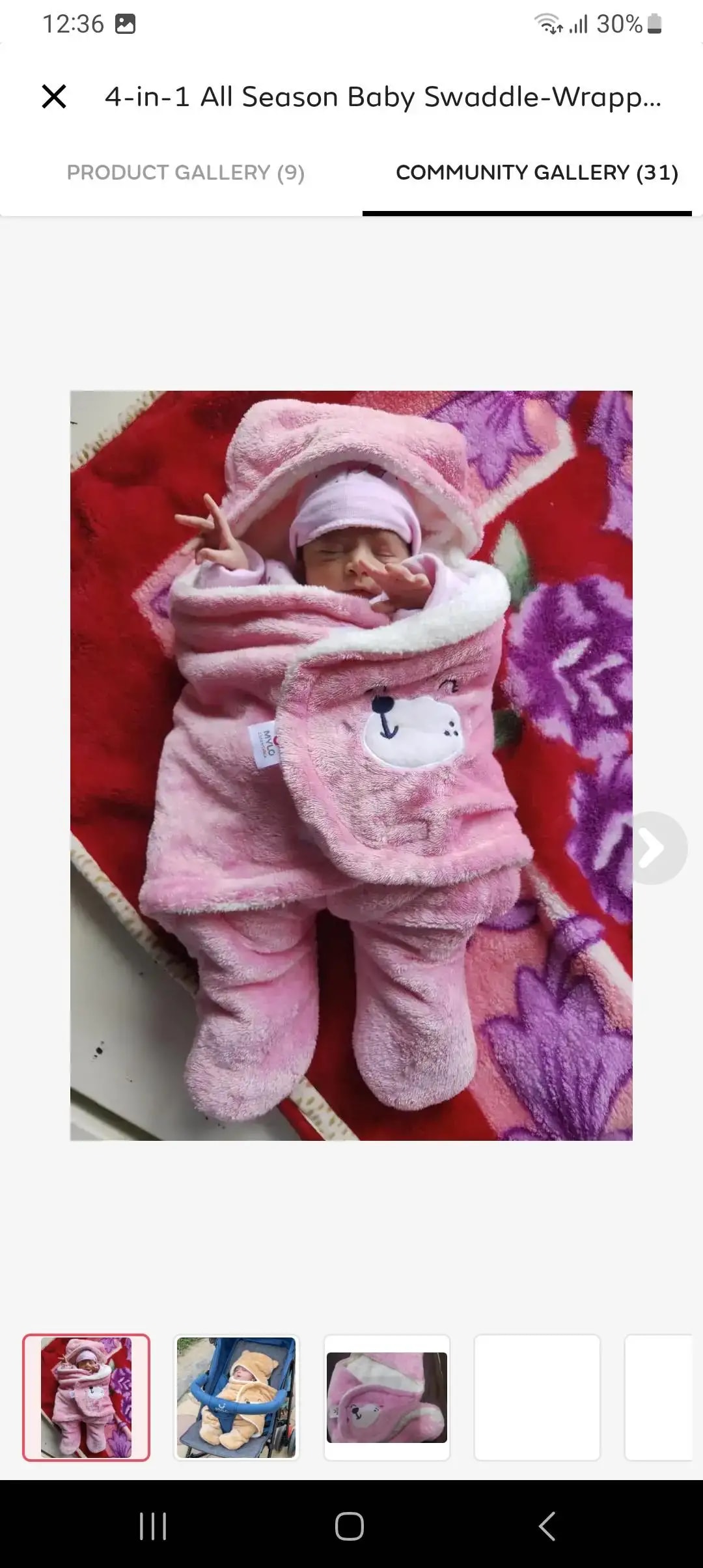 Baby Wrapper for New Born | Baby Swaddling Wrapper | 4-in-1 All Season AC Blanket cum Sleeping Bag for Baby 0-6 Months - Light Pink & Mint Green