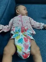 Adjustable Washable & Reusable Cloth Diaper With Absorbent Insert Pad (3M-3Y) | Oeko-Tex Certified - Rainbow, Floral Spring & Heart Doodles