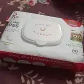 Gentle Baby Wipes With Lid - Organic Coconut Oil, Neem, Aloe Vera and Vitamin E | 98% Pure Water | Dermatologically Tested (Pack of 6) - 72 Wipes Per Pack
