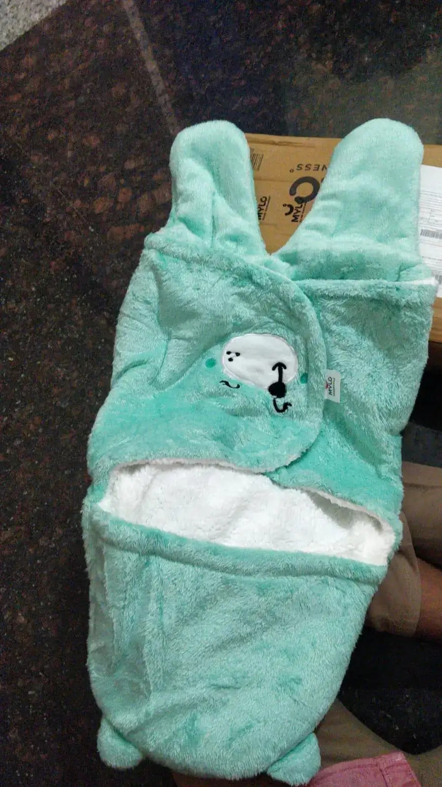 Baby Wrapper for New Born | Baby Swaddling Wrapper | 4-in-1 All Season AC Blanket cum Sleeping Bag for Baby 0-6 Months - Light Pink & Mint Green