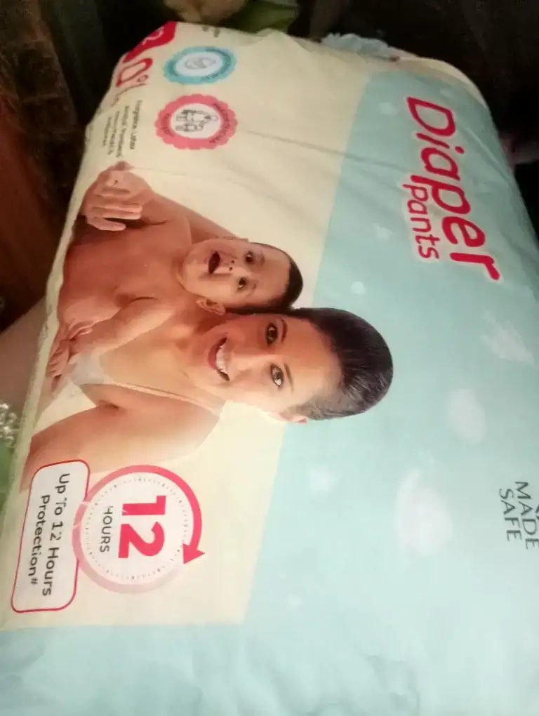 Mylo Baby New Born Diaper Pants | Up to 5Kgs | with Wetness Indicator | 92 Count