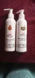 Baby Bath Essentials - Baby Body Wash & Shampoo (200 ml) and Mylo Care Baby Lotion (200 ml) | Tear Free Formulation | 24 Hours Moisturization