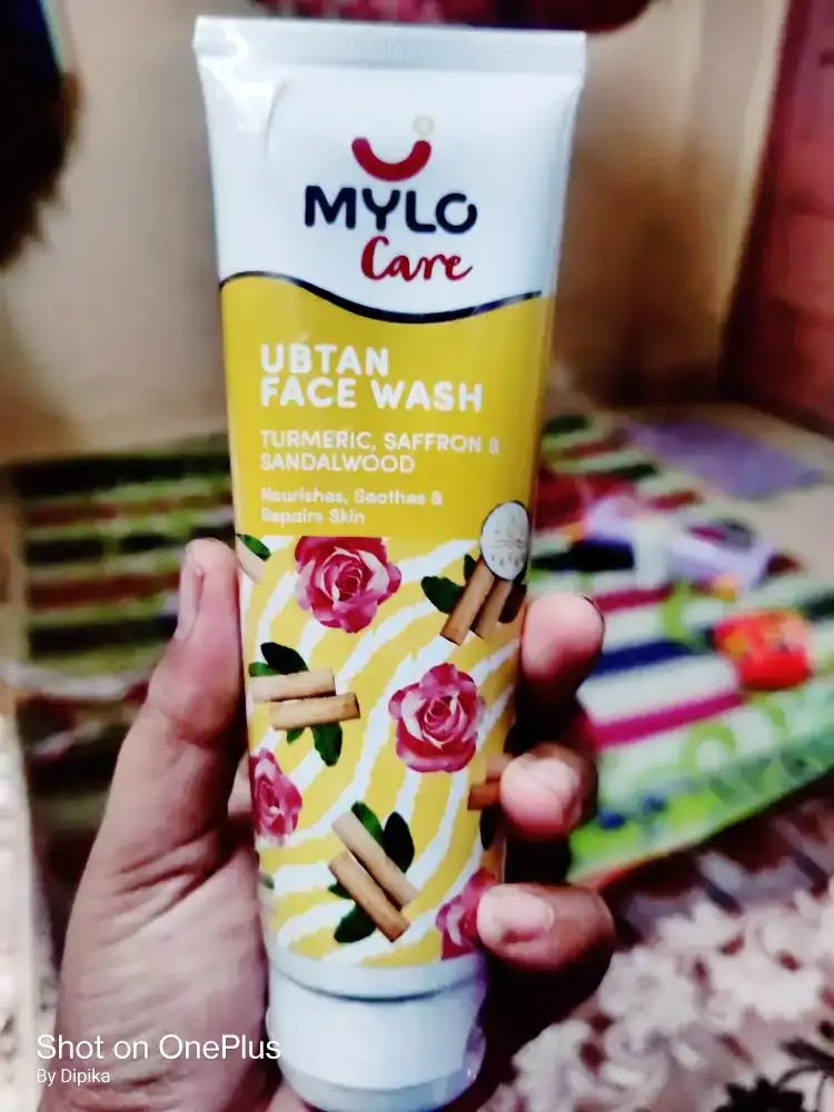 Ubtan Face Wash with Saffron, Nalpamaradi Oil & Turmeric | Brightens Skin | Removes Dead Skin Cells | Fights Acne | Lightens Skin (100 gm)