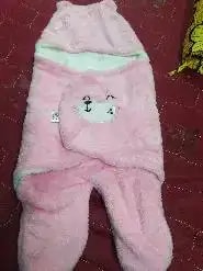 Baby Wrapper for New Born | Baby Swaddling Wrapper | 4-in-1 All Season AC Blanket cum Sleeping Bag for Baby 0-6 Months - Light Pink & Mint Green