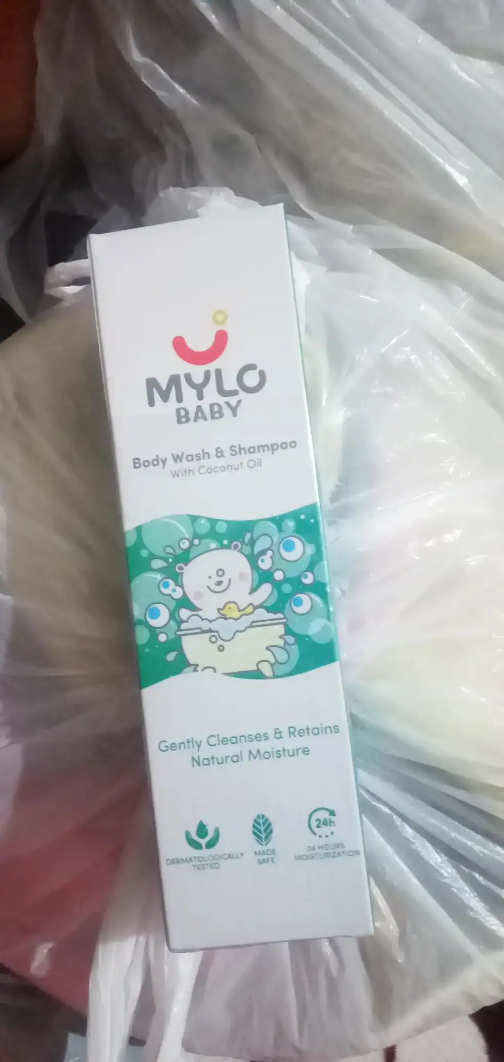 Baby Shampoo and Body Wash | Gentle Cleansing Head-to-Toe | Tear Free Formulation | Retains Natural Moisture | Dermatologically Tested | Made Safe Certified- 200 ml - Pack of 2