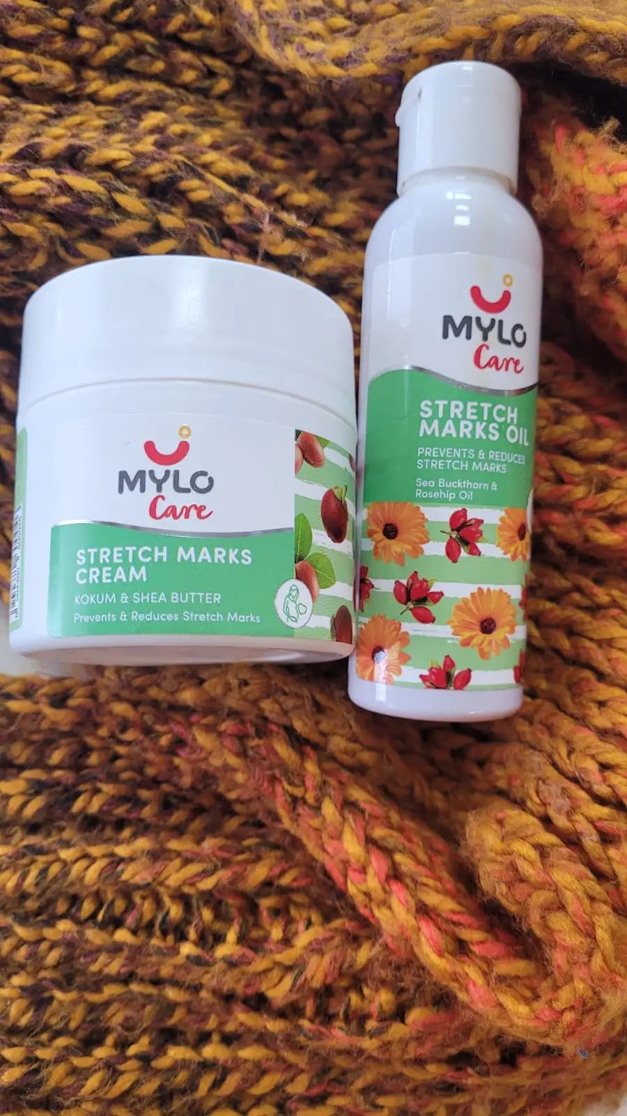 Stretch Marks Kit - Removes Scars | Made with Natural Ingredients | Tightens Skin - (1 Stretch Mark Oil - 100 ml, 2 Stretch Marks Cream - 100ml each)