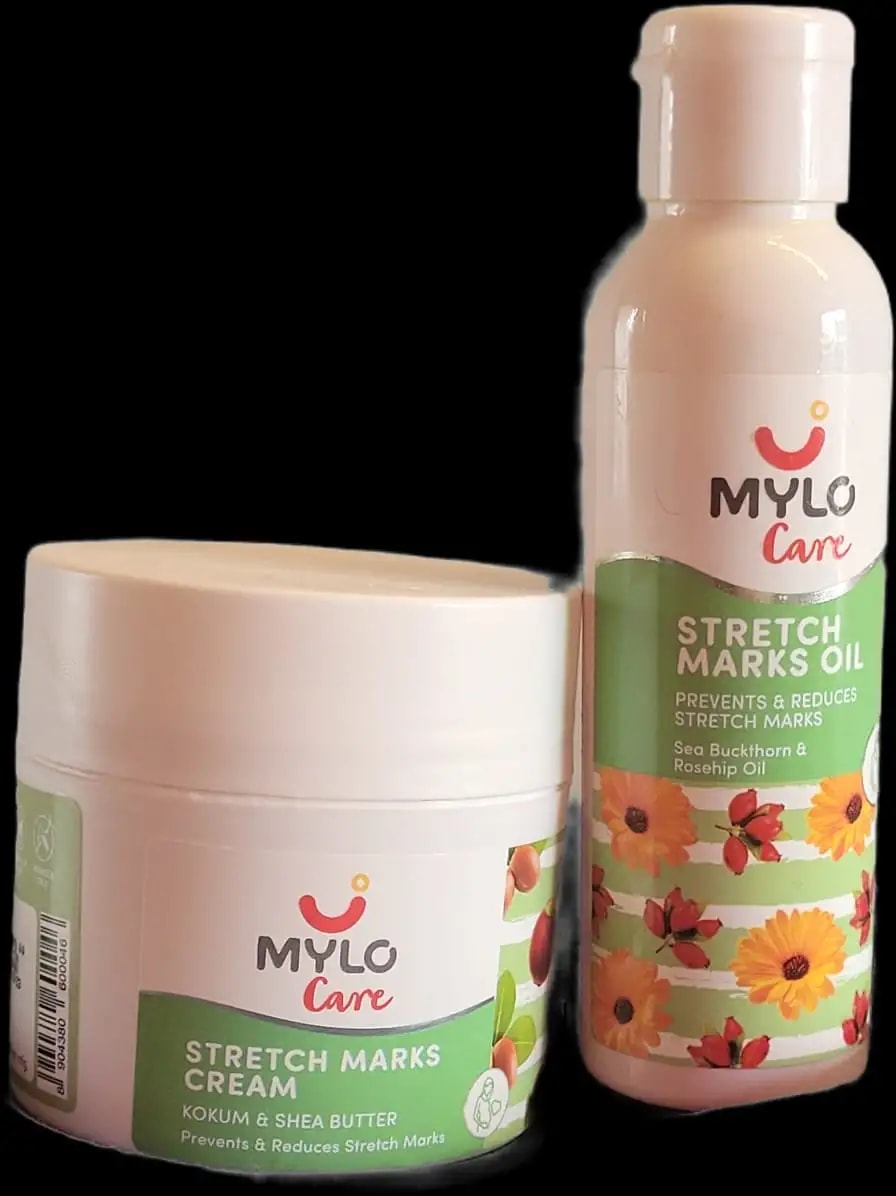 Stretch Marks Kit - Removes Scars | Made with Natural Ingredients | Tightens Skin - (1 Stretch Mark Oil - 100 ml, 2 Stretch Marks Cream - 100ml each)