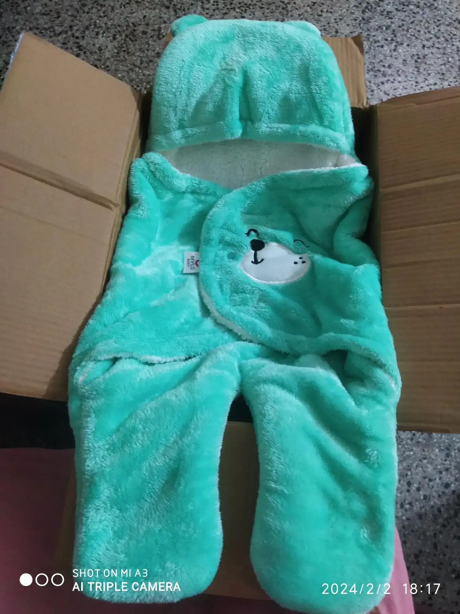 Baby Wrapper for New Born | Baby Swaddling Wrapper | 4-in-1 All Season AC Blanket cum Sleeping Bag for Baby 0-6 Months - Light Pink & Mint Green