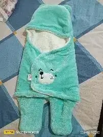 Baby Wrapper for New Born | Baby Swaddling Wrapper | 4-in-1 All Season AC Blanket cum Sleeping Bag for Baby 0-6 Months - Light Pink & Mint Green