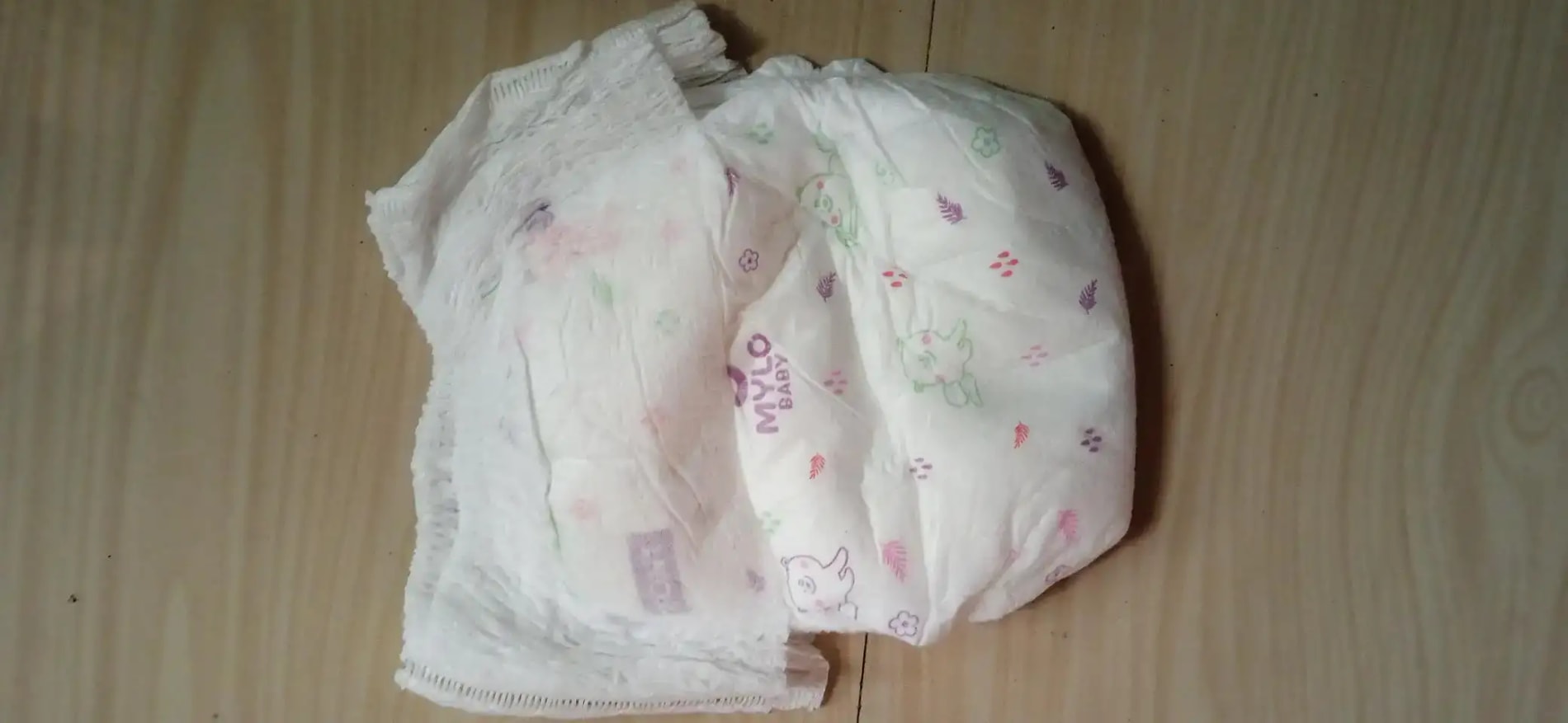 Mylo Baby New Born Diaper Pants | Up to 5Kgs | with Wetness Indicator | 92 Count