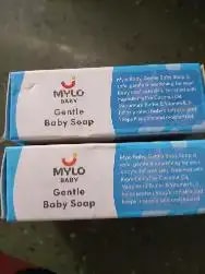 Mylo Baby Soap 75g - For 0-3 years with Vitamin E, Murumuru Butter, Jojoba Oil & Coconut Oil  - Pack of 3