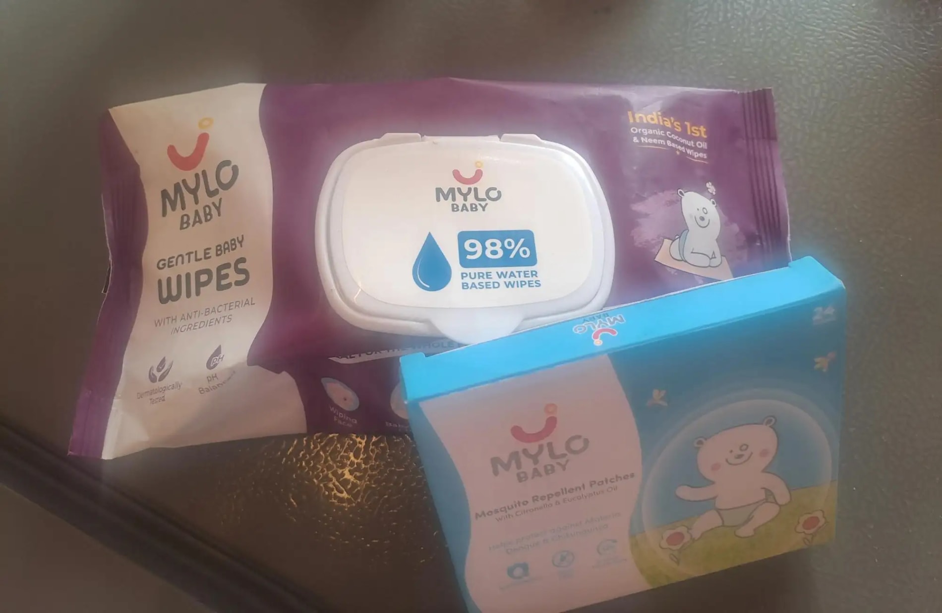 Gentle Baby Wipes With Lid  (Pack of 2)  + Mosquito Patches (Pack of 24)